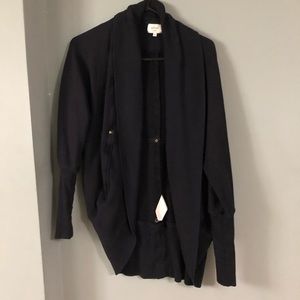 WILFRED OVERSIZED CARDIGAN BLACK XXS